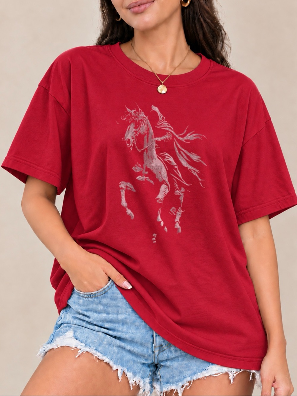 Headless Horseman Graphic Unisex T-shirt Halloween Spooky Tee